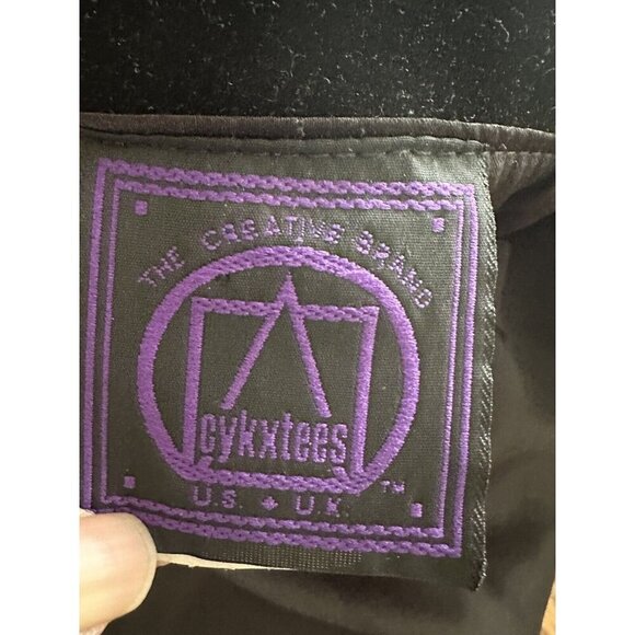 CYKXTEES Creative Brand Corset Blouse Sheer Sleeves Velvet Collar Long Tail - Picture 9 of 16